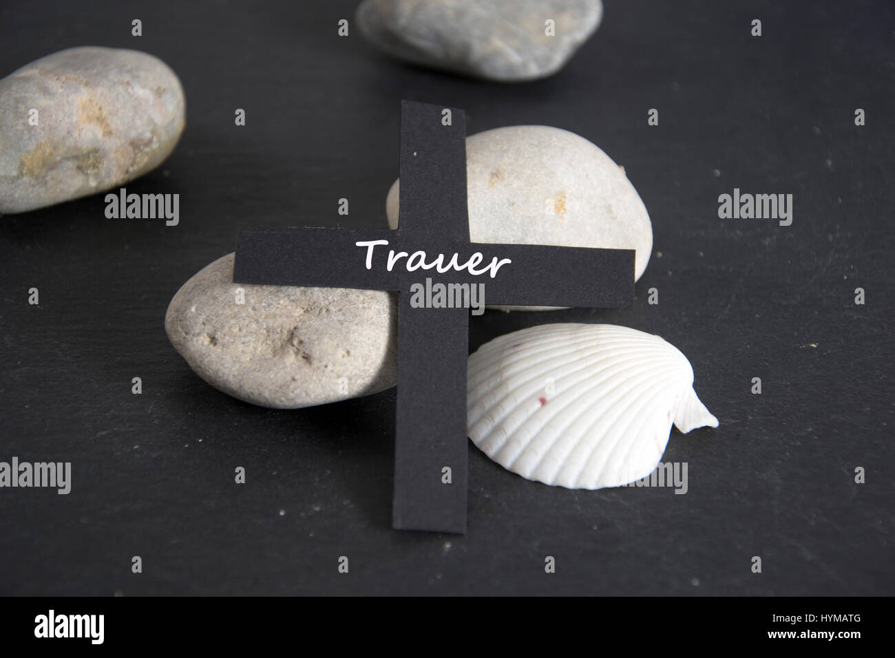 a funeral card Stock Photo - Alamy