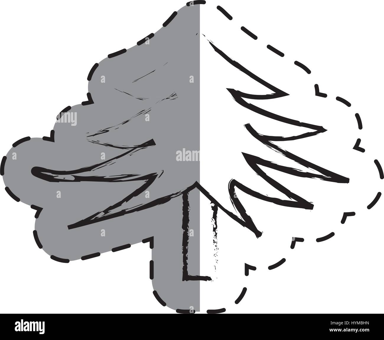 pine tree isolated icon vector illustration design Stock Vector Image ...