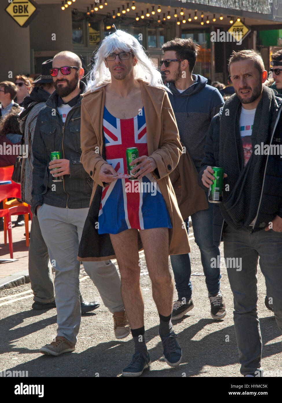 A stag do in Brighton Stock Photo Alamy