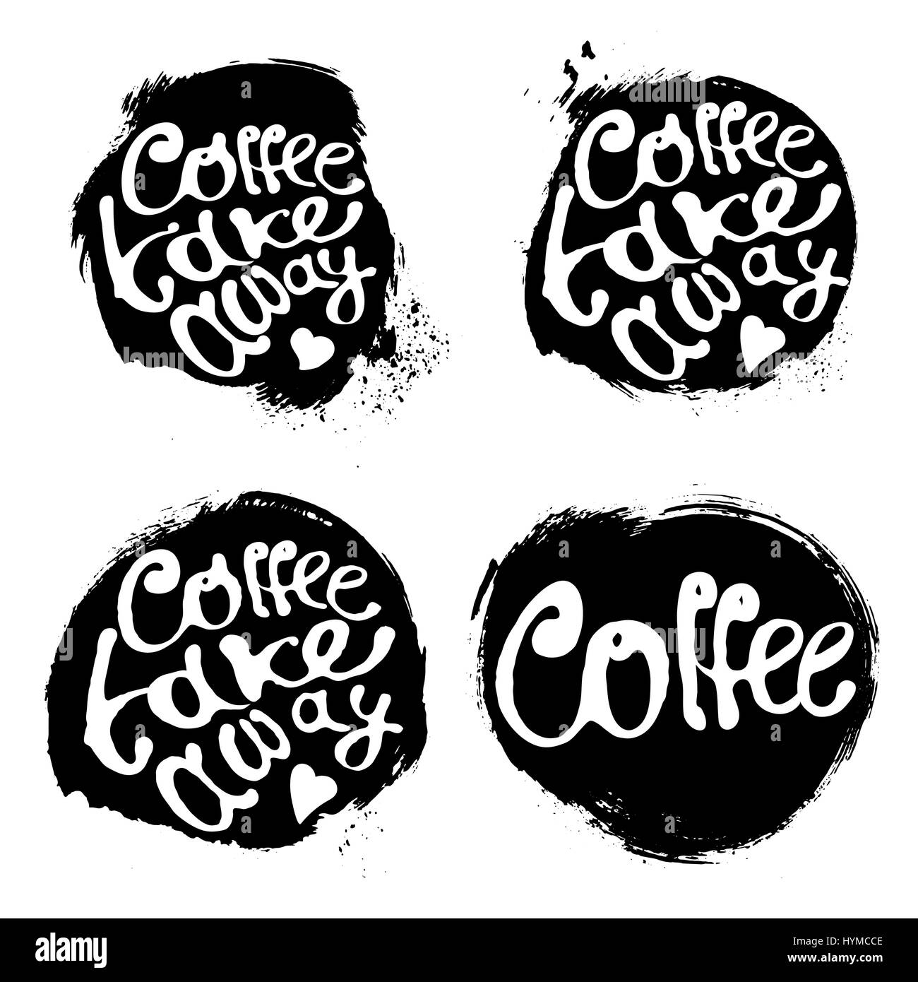 Coffee hand draw illustration on white background Stock Vector Image