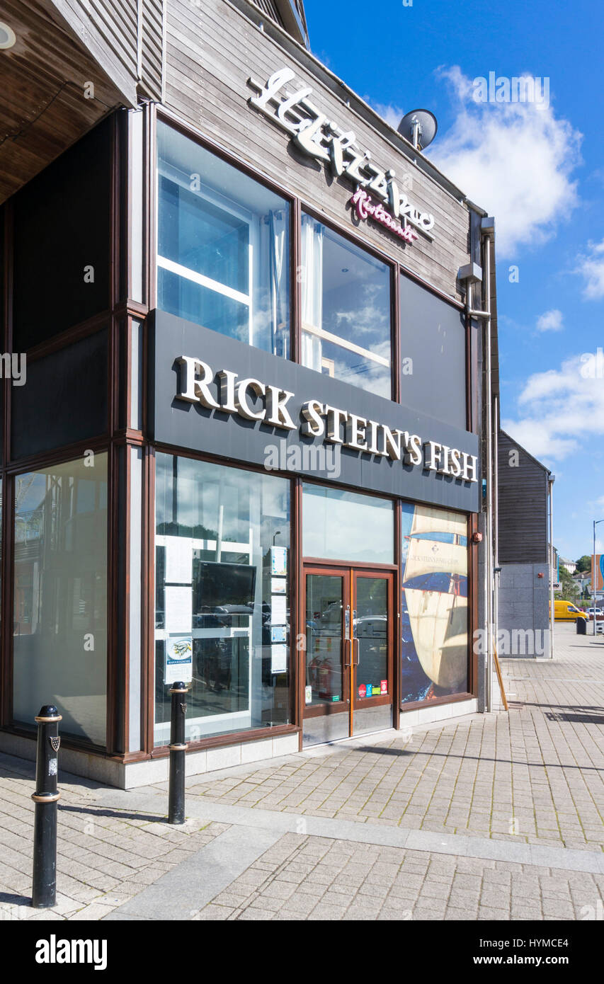 Falmouth Cornwall  restaurant called Rick Stein's Fish cornwall rick stein owner Falmouth Harbour Cornwall west country england uk gb eu europ Stock Photo