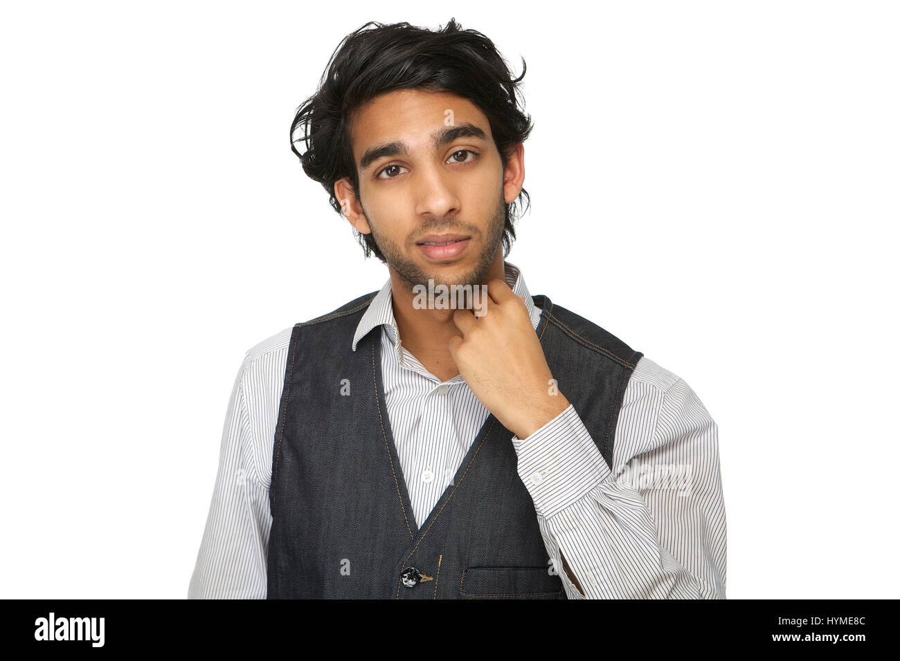 Man face close up model studio hi-res stock photography and images - Alamy