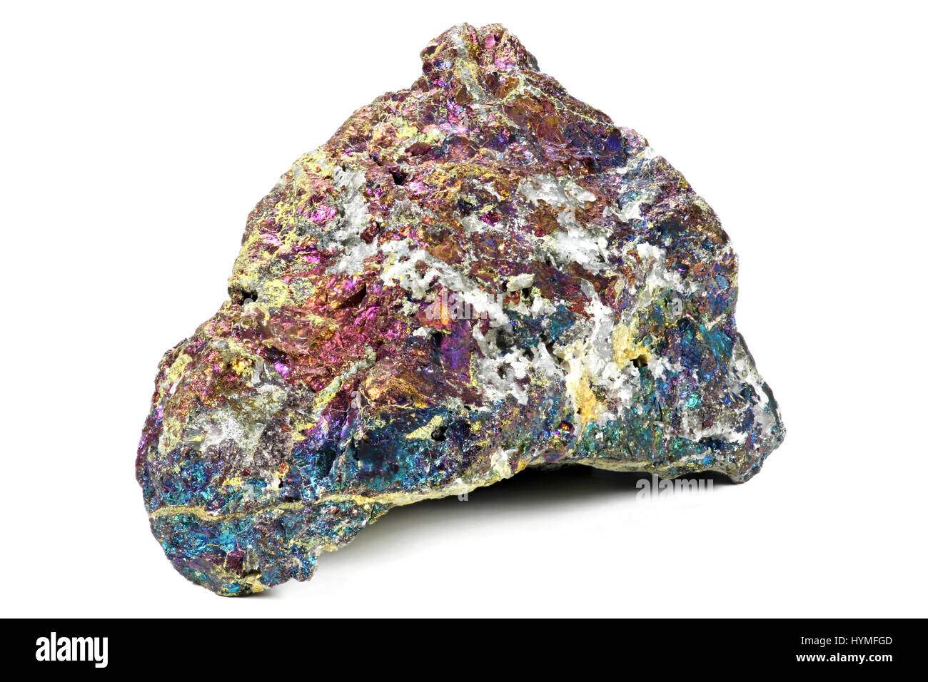 bornite isolated on white background Stock Photo - Alamy