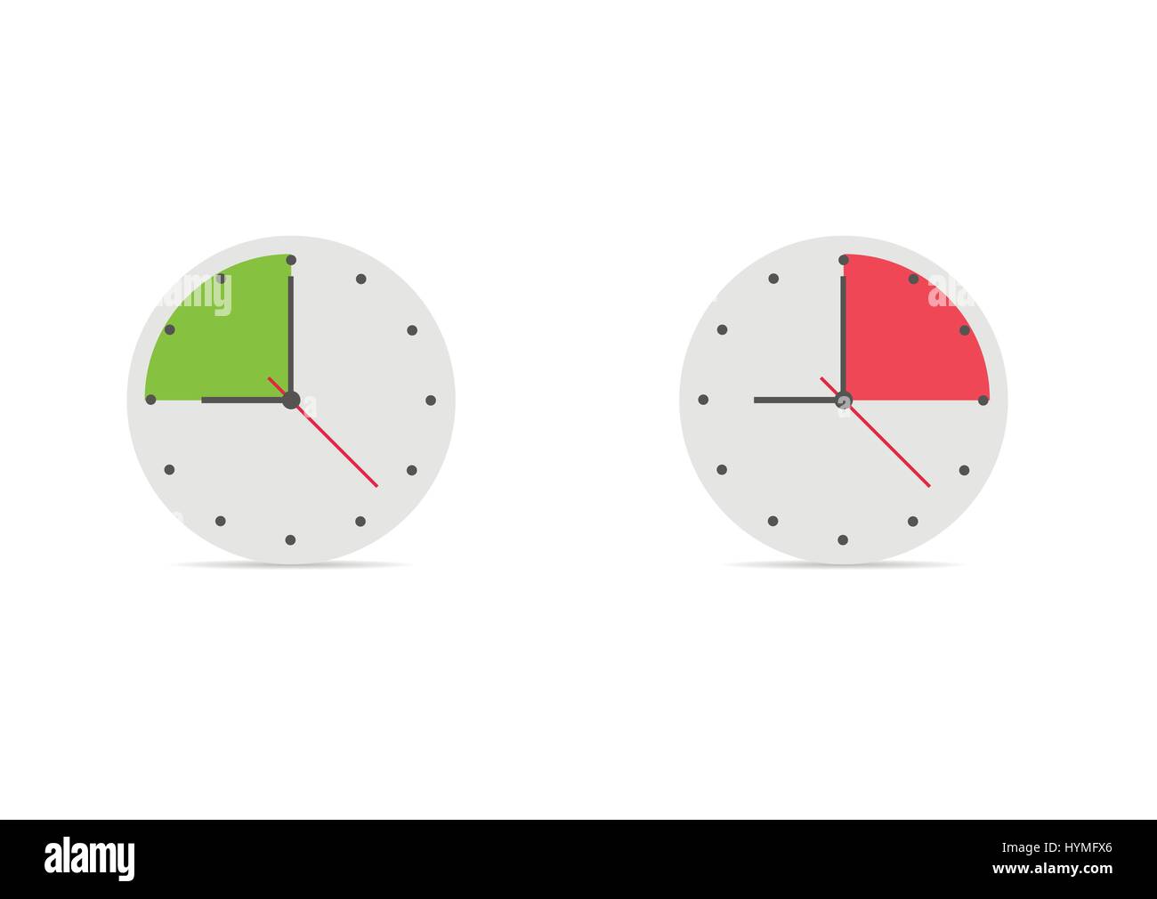 Simple watch icon Stock Vector