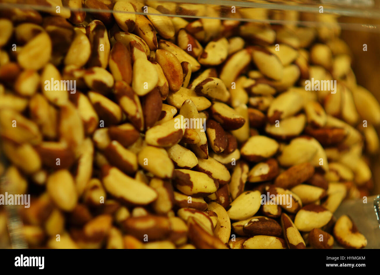 Healthy food, cashews rich in heart friendly fatty acids. Cashew nuts as food background Stock Photo