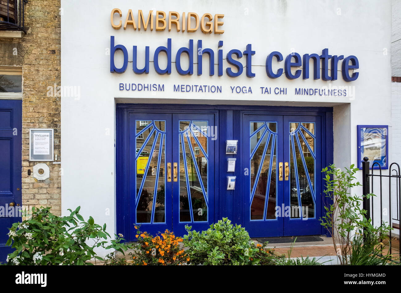 The Cambridge Buddhist Centre, Newmarket Road, Cambridge UK Stock Photo