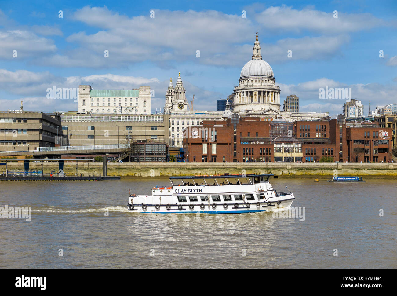 Tourist Riverboat Chay Blyth Cruising On The River Thames London St tourist-riverboat-chay-blyth-cruising-on-the-river-thames-london-st