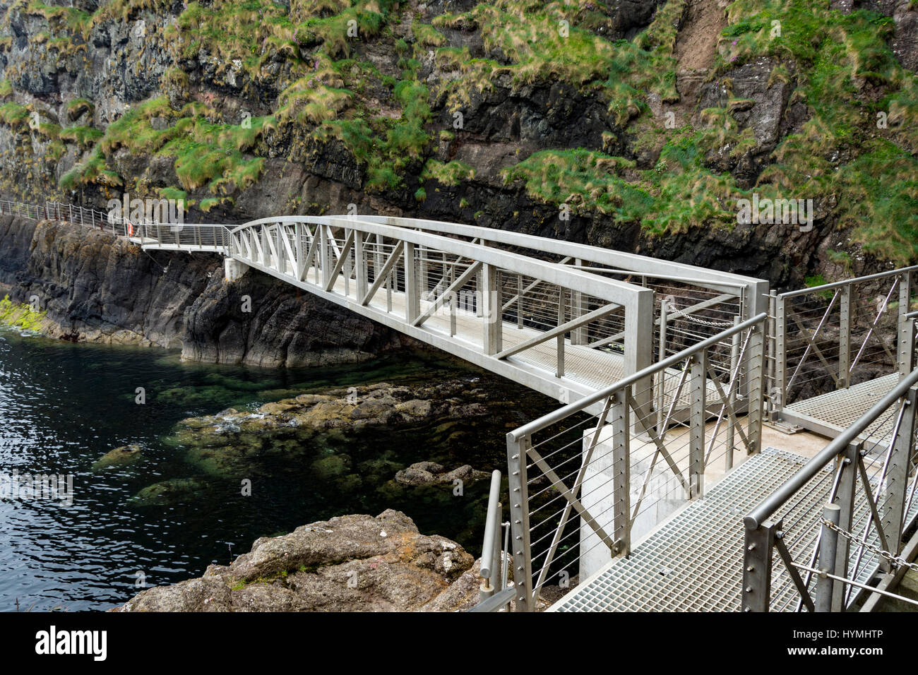 The Gobbins Cliff Path, near Islandmagee, County Antrim, Northern Ireland, UK Stock Photo Alamy