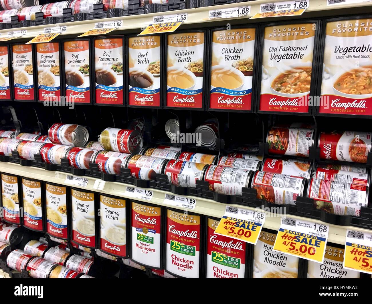Campbell's soups hires stock photography and images Alamy