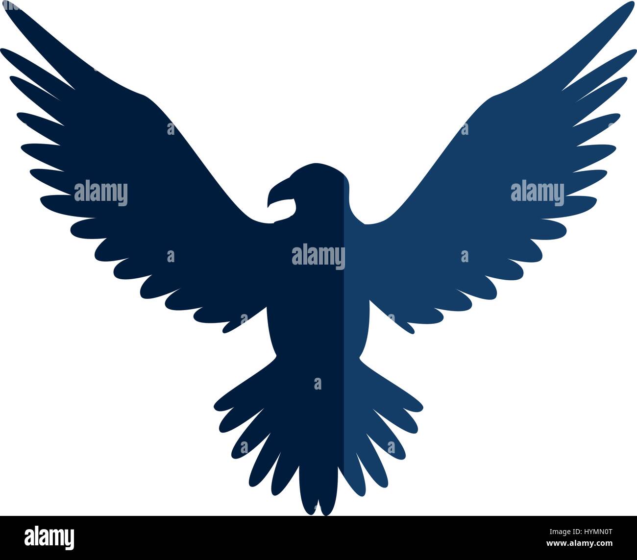 Eagle american symbol illustration Stock Vector Images - Alamy