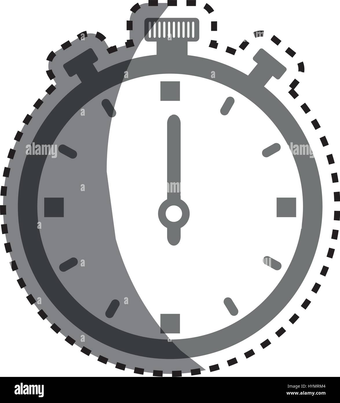 chronometer watch isolated icon vector illustration design Stock Vector ...