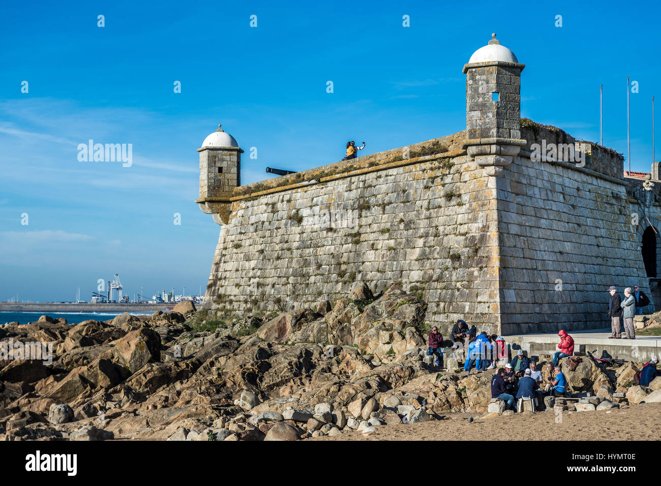 Fort of Sao Francisco do Queijo (commonly known as Castle of Cheese) in ...