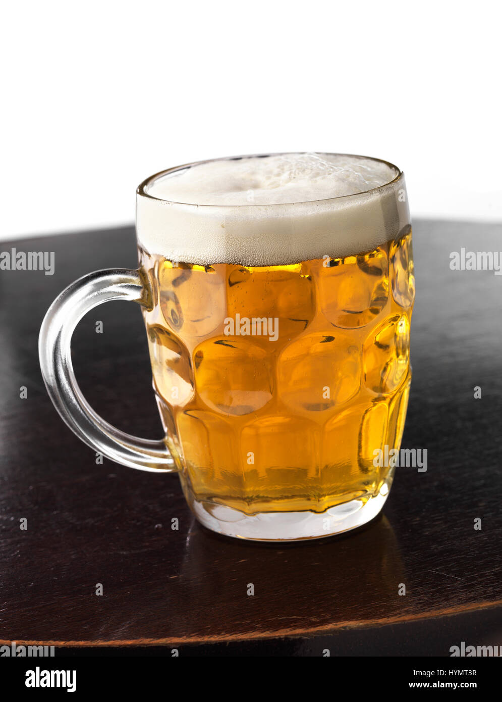 Lager on a tabletop Stock Photo