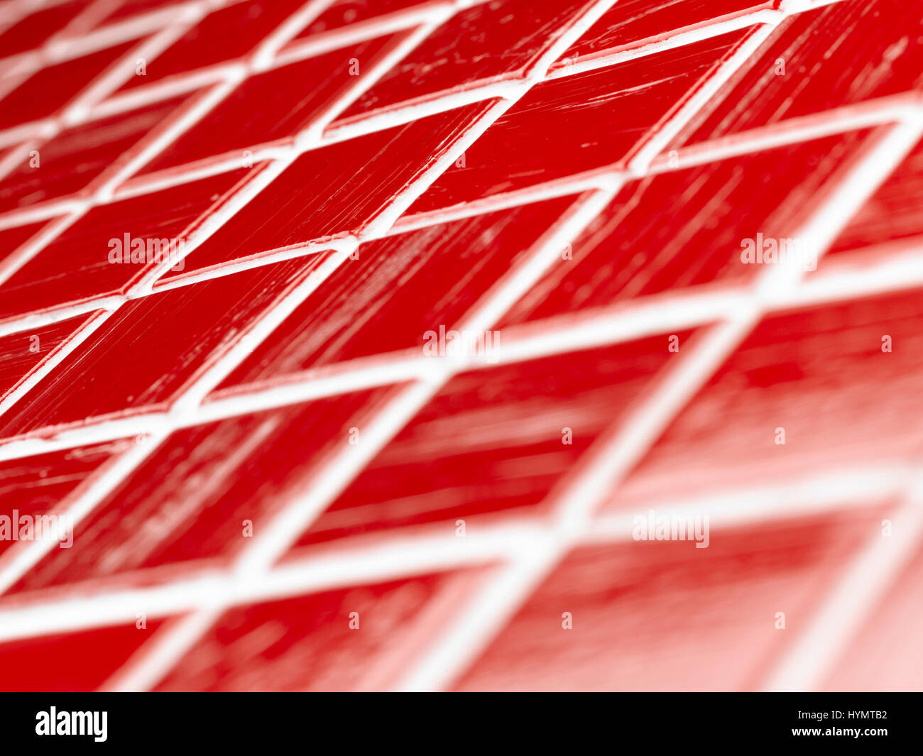 Red Mosaic tile background Stock Photo