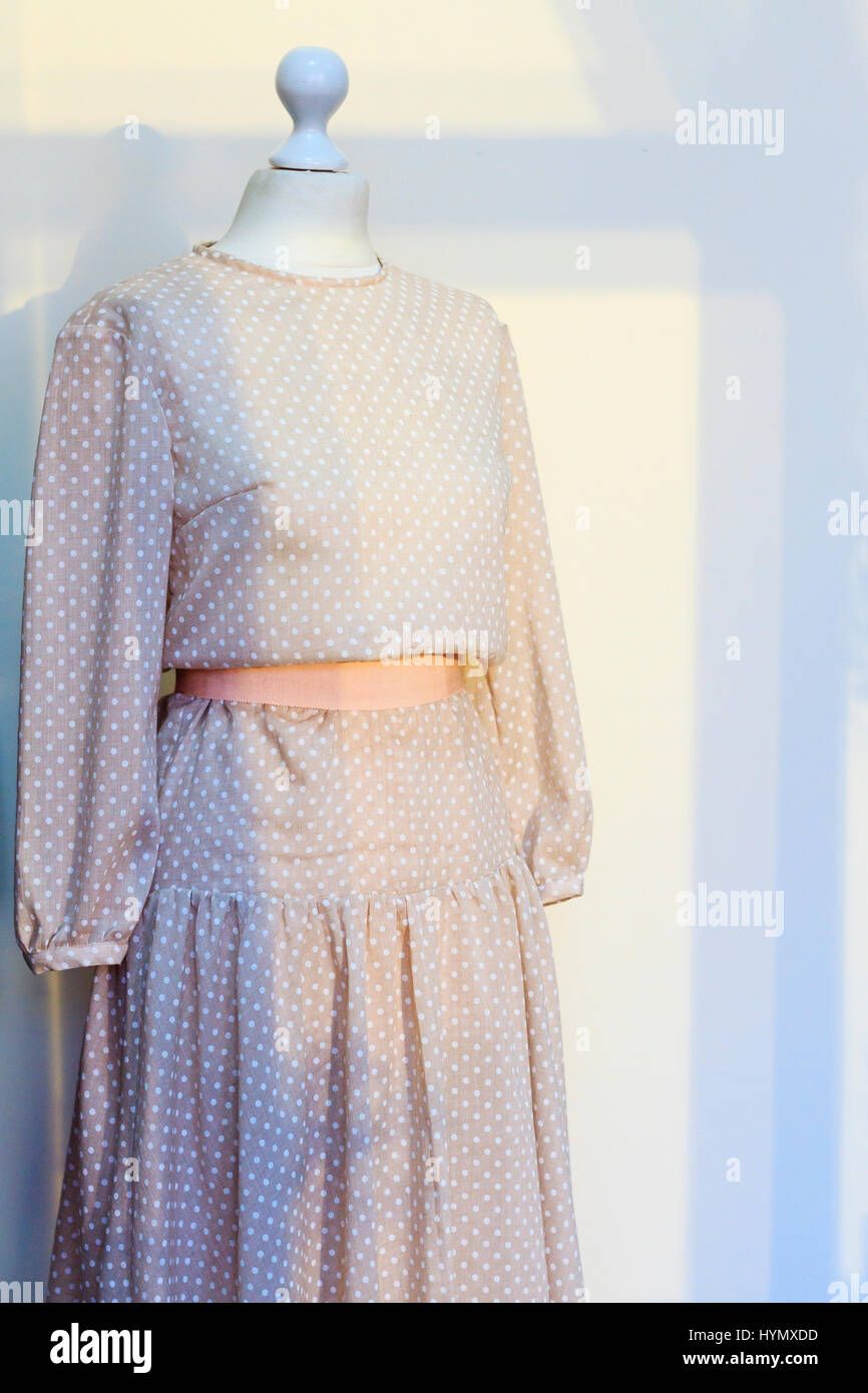 colourful polka dot dress