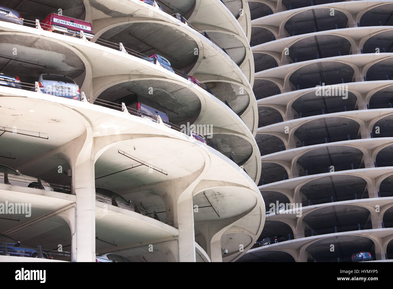 Parking garage marina city chicago hi-res stock photography and images -  Alamy