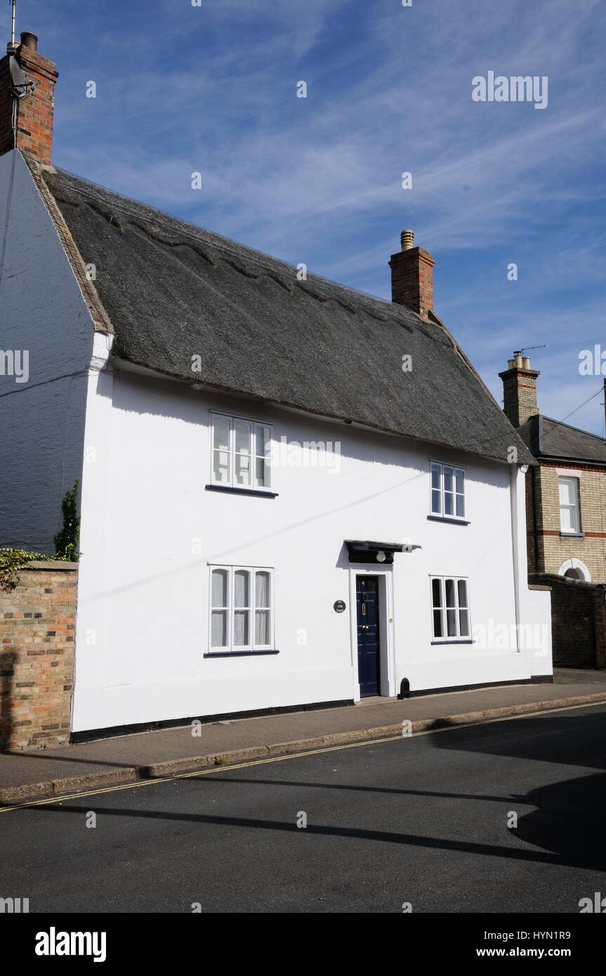 Thatched, The Lindens, Gracious Street, Whittlesey, Cambridgeshire Stock Photo Alamy