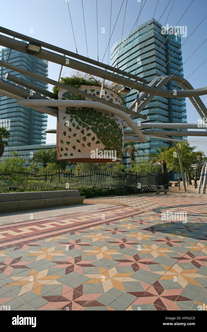 Modern architecture in Barcelona, Spain Stock Photo Alamy