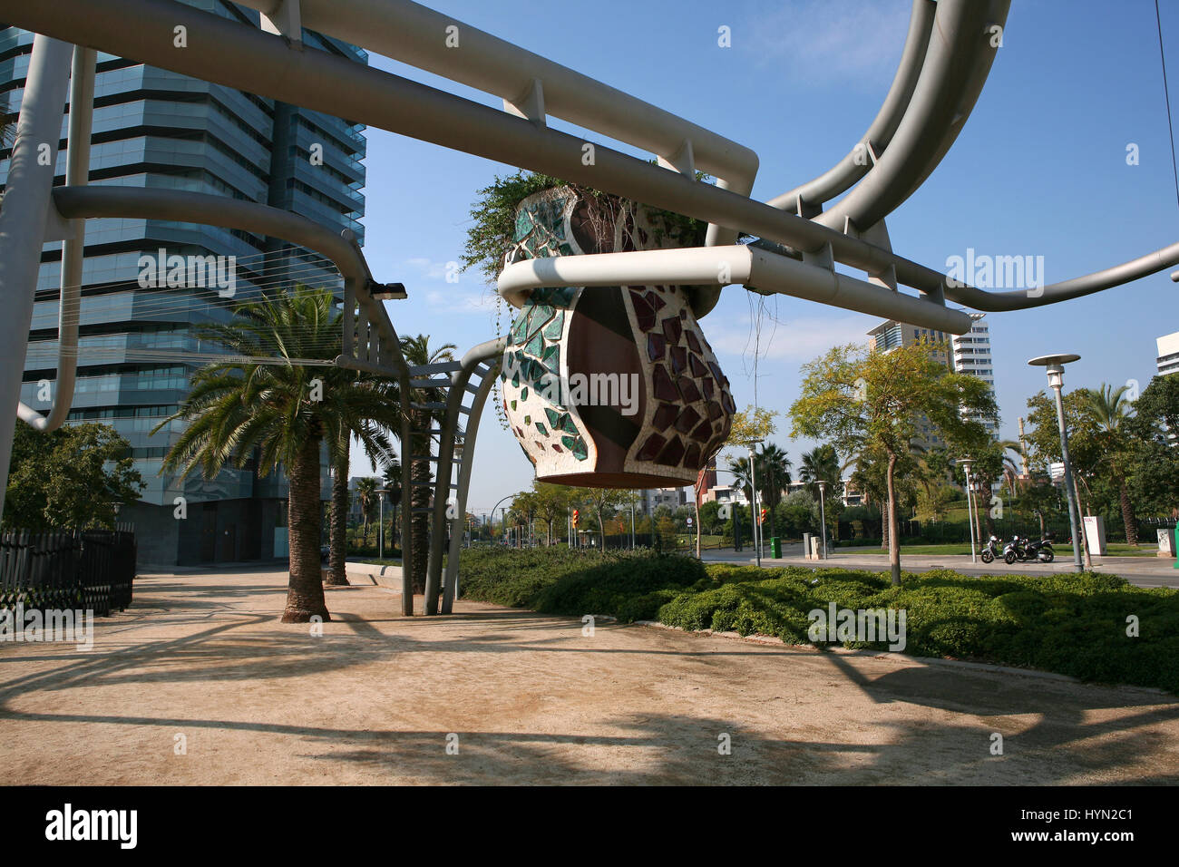 Modern architecture in Barcelona, Spain Stock Photo Alamy