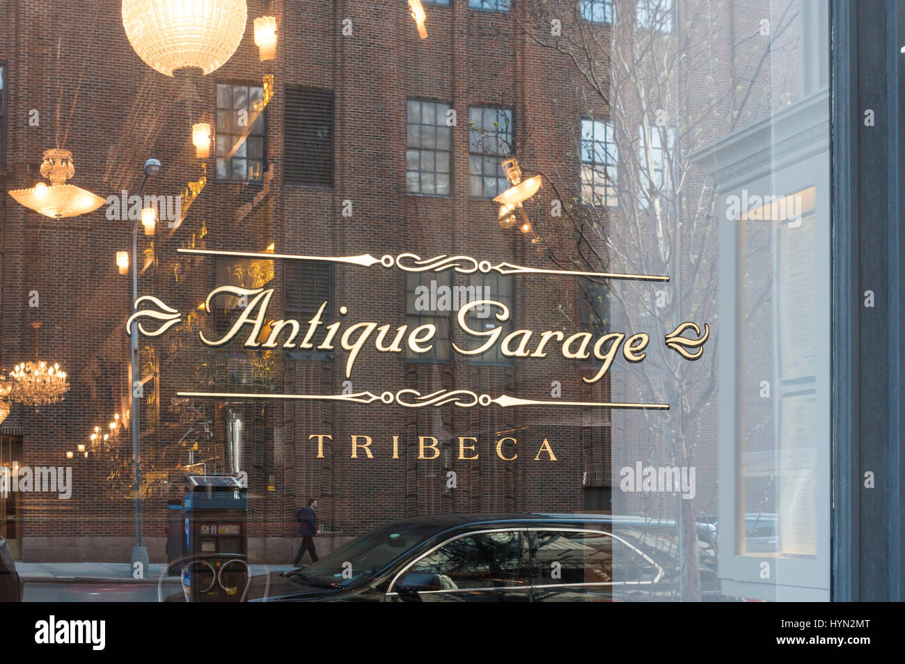 Antique Garage A Restaurant In Tribeca Stock Photo 137531432 Alamy