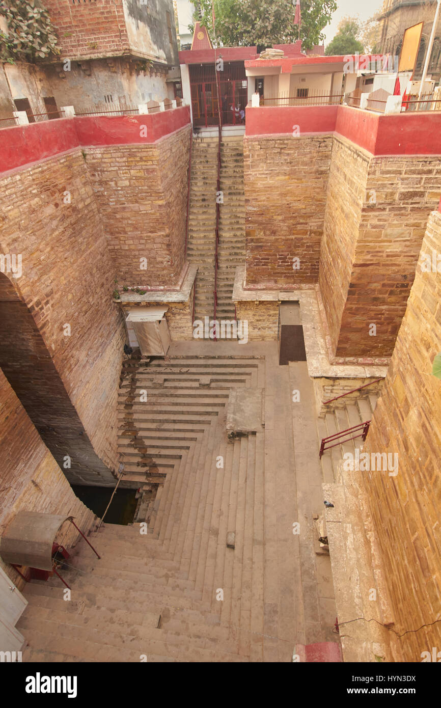 Lolark Kund is one of the oldest sacred sites of Varanasi. Stock Photo