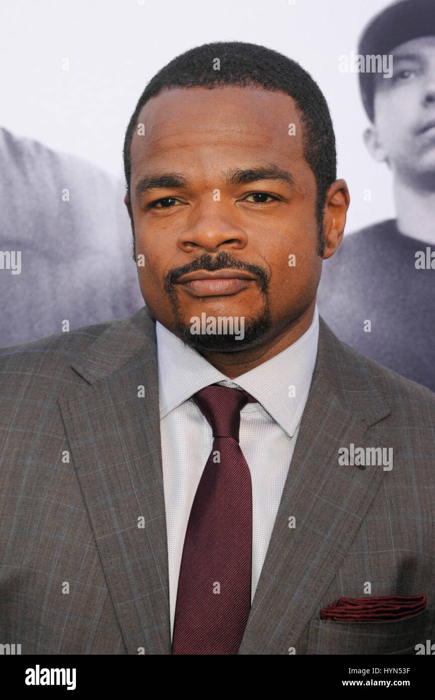 Director F. Gary Gray attends the Straight Outta Compton world premiere at L.A. Live on August