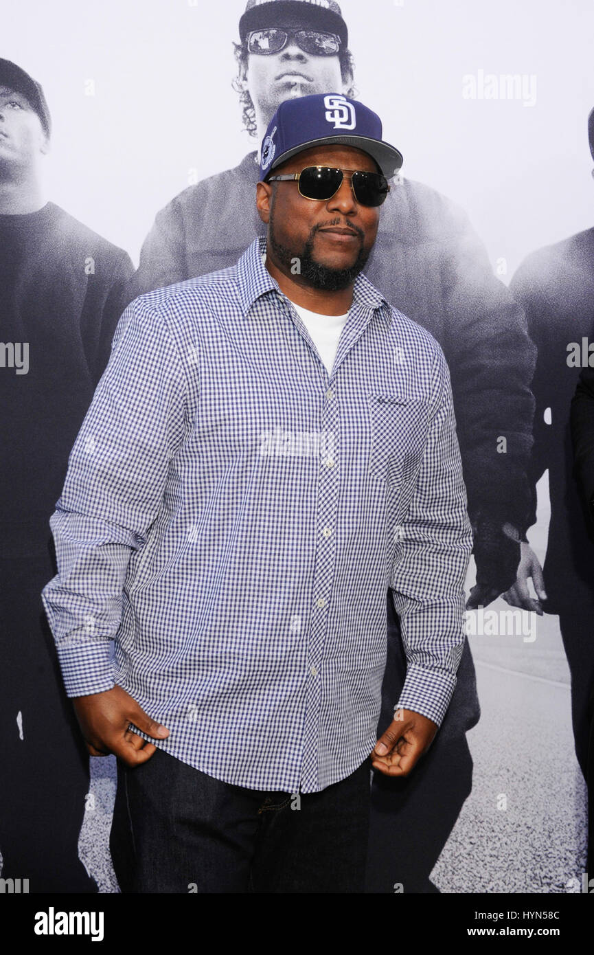 MC Ren attends the Straight Outta Compton world premiere at L.A. Live ...