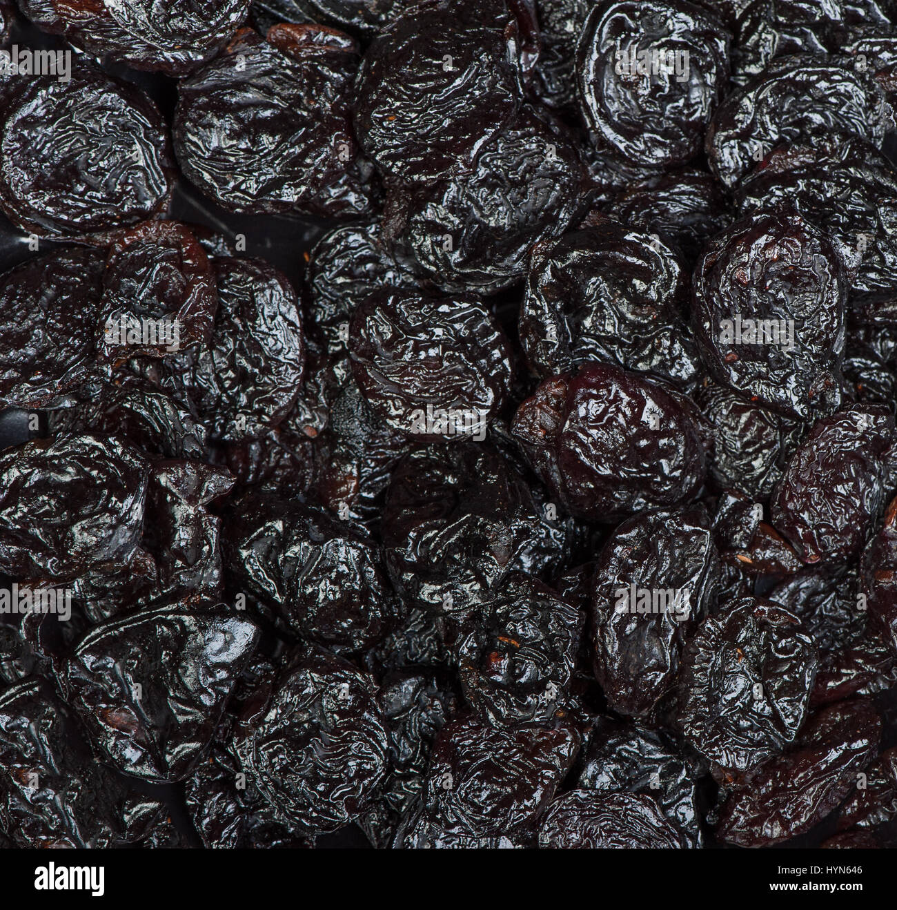 Top view of prunes as background texture Stock Photo - Alamy