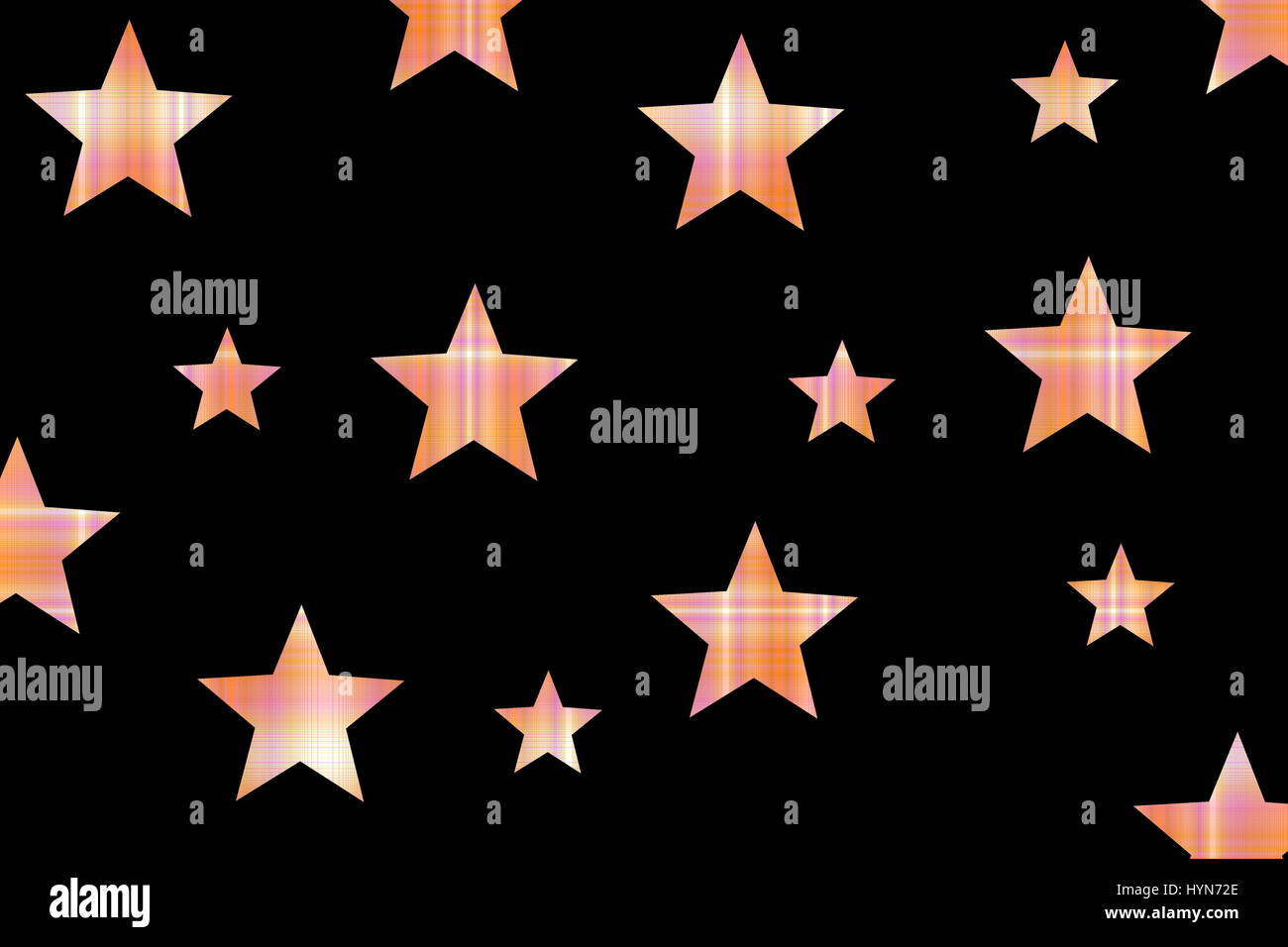 Checkered stars Stock Photo