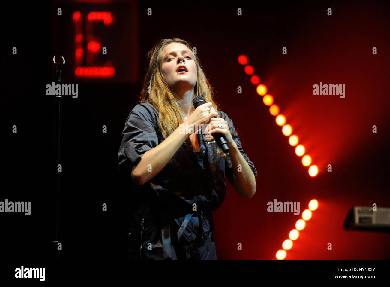 Singer Tove Lo performs at The Wiltern Theatre on October 1st, 2015 in ...