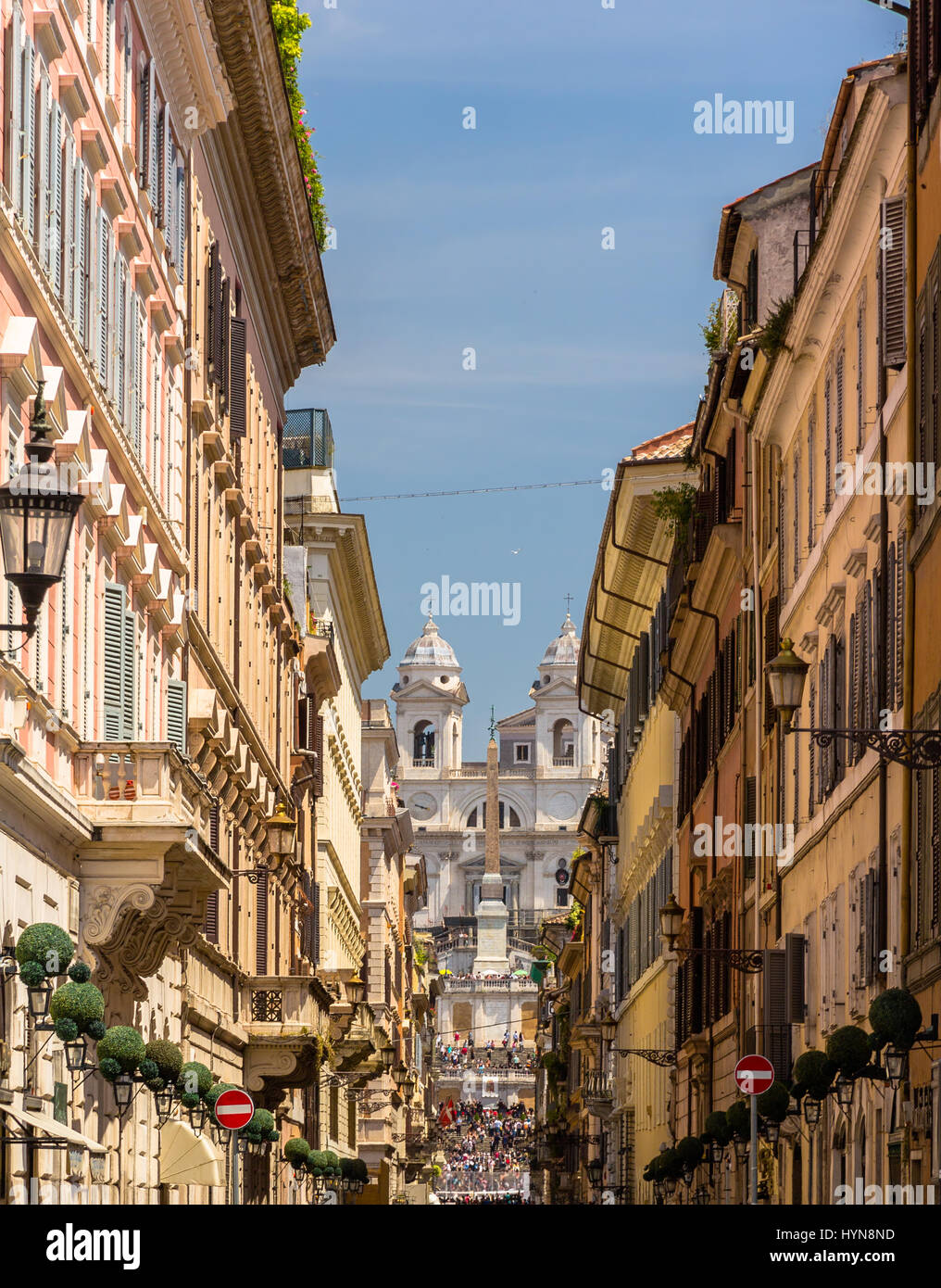 Via dei Condotti, a street in the center of Rome Stock Photo Alamy Via dei Condotti, a street in the center of Rome Stock Photo Alamy
