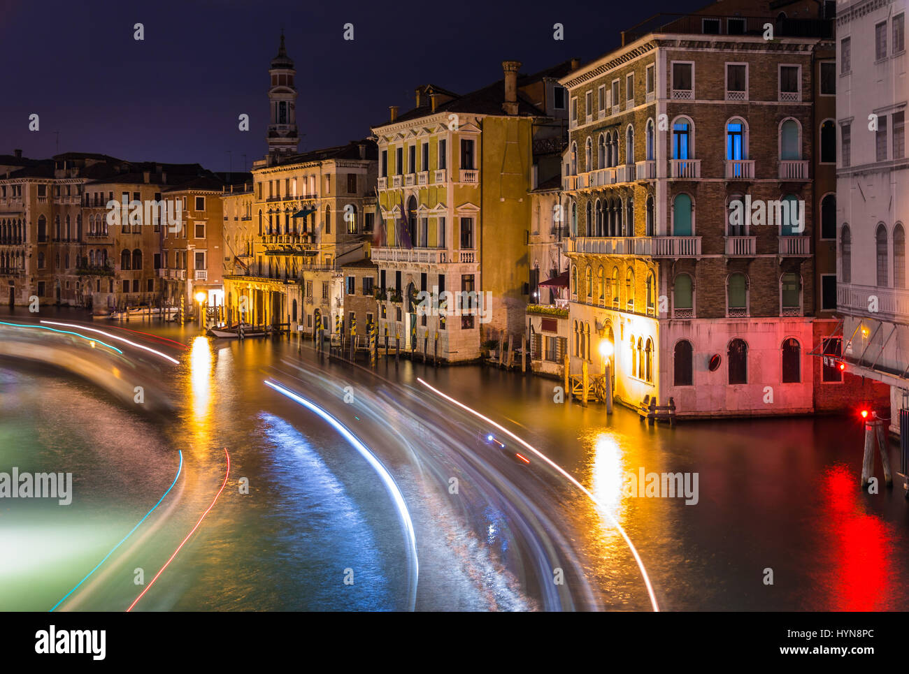 Rialto twilight venice unesco hi-res stock photography and images - Alamy