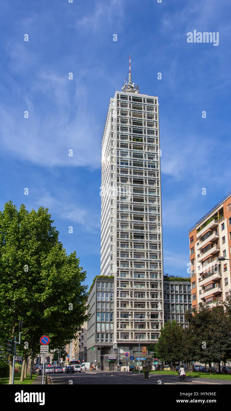 Torre Breda, a skyscraper in Milan, Italy Stock Photo Alamy