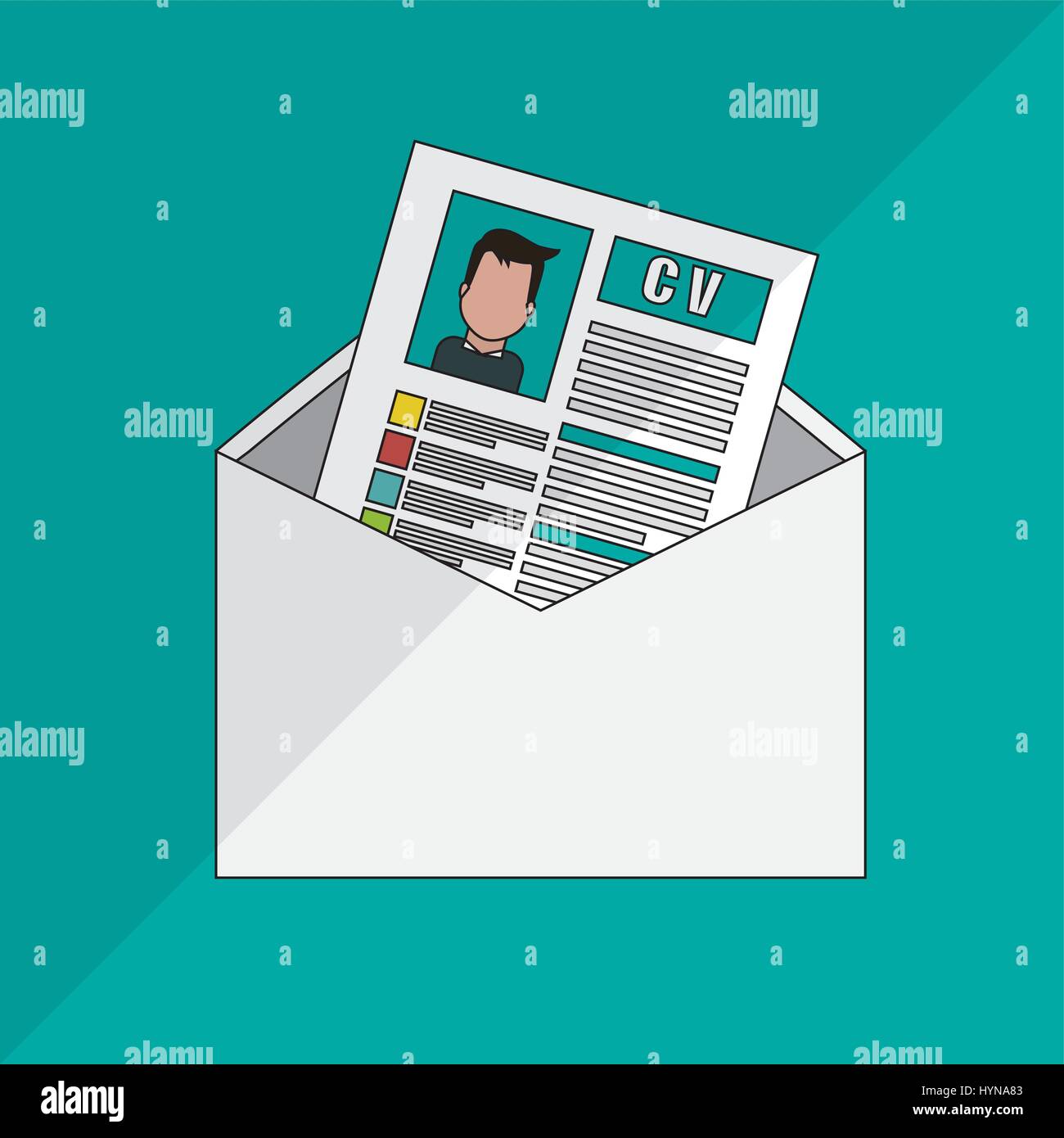 human resources concept with icon design, vector illustration 10 eps ...