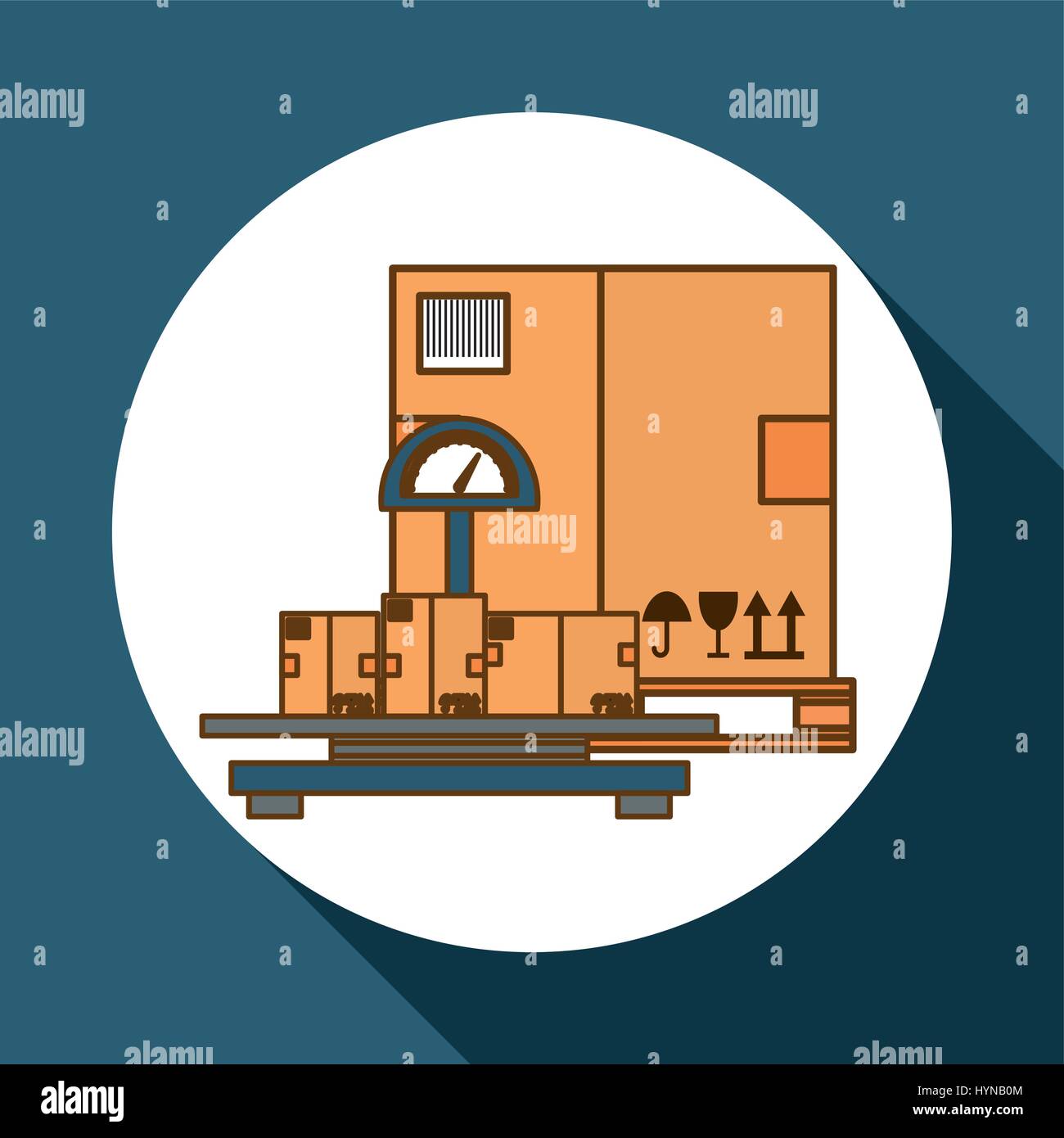 Delivery concept with icon design, vector illustration 10 eps graphic ...