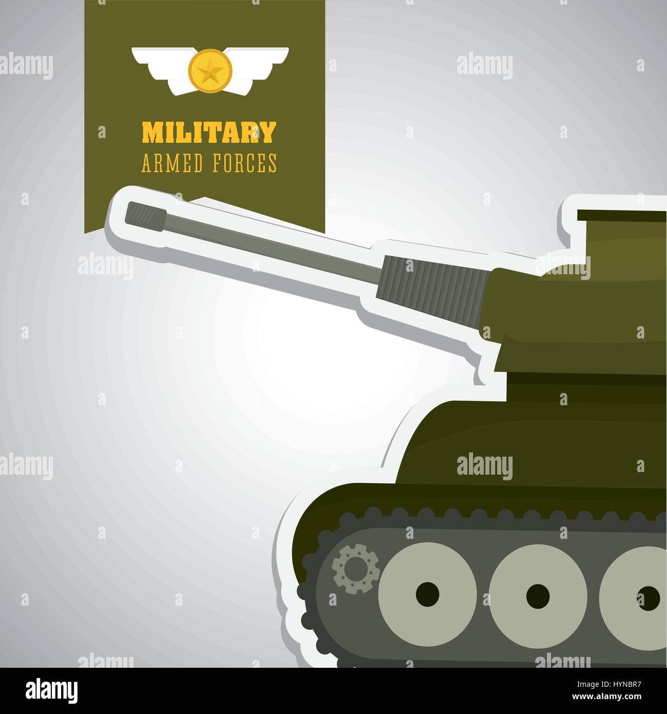 Military icon concept with icon design, vector illustration 10 eps ...