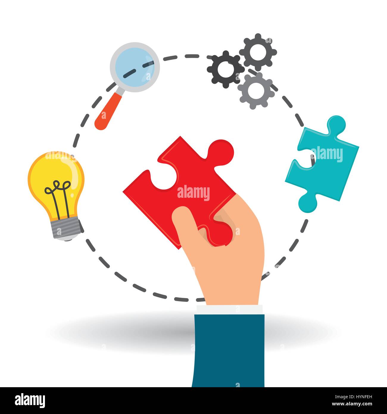 Solution icon design , vector illustration Stock Vector Image & Art - Alamy