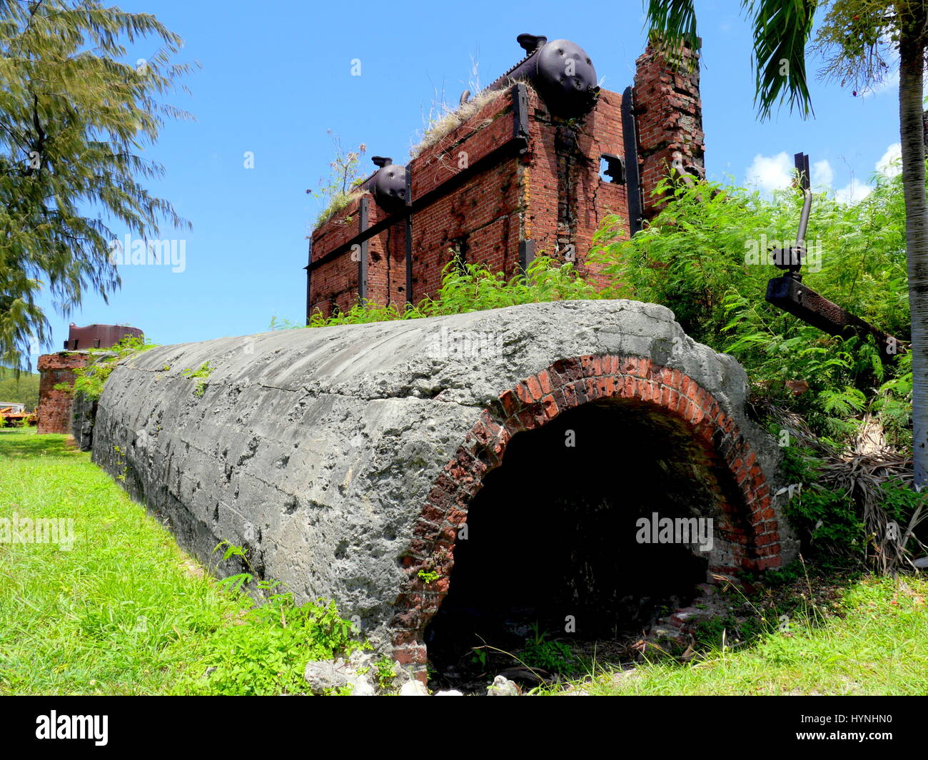 000161 Japanese sugar mill ruins, Rota Ruins of a pre-World War 11 ...