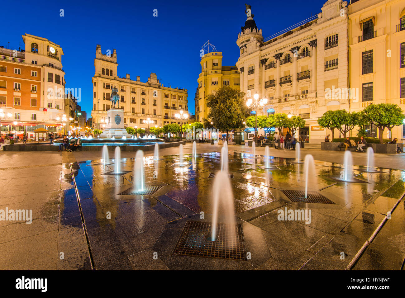 Plaza de las tendillas evening hi-res stock photography and images - Alamy