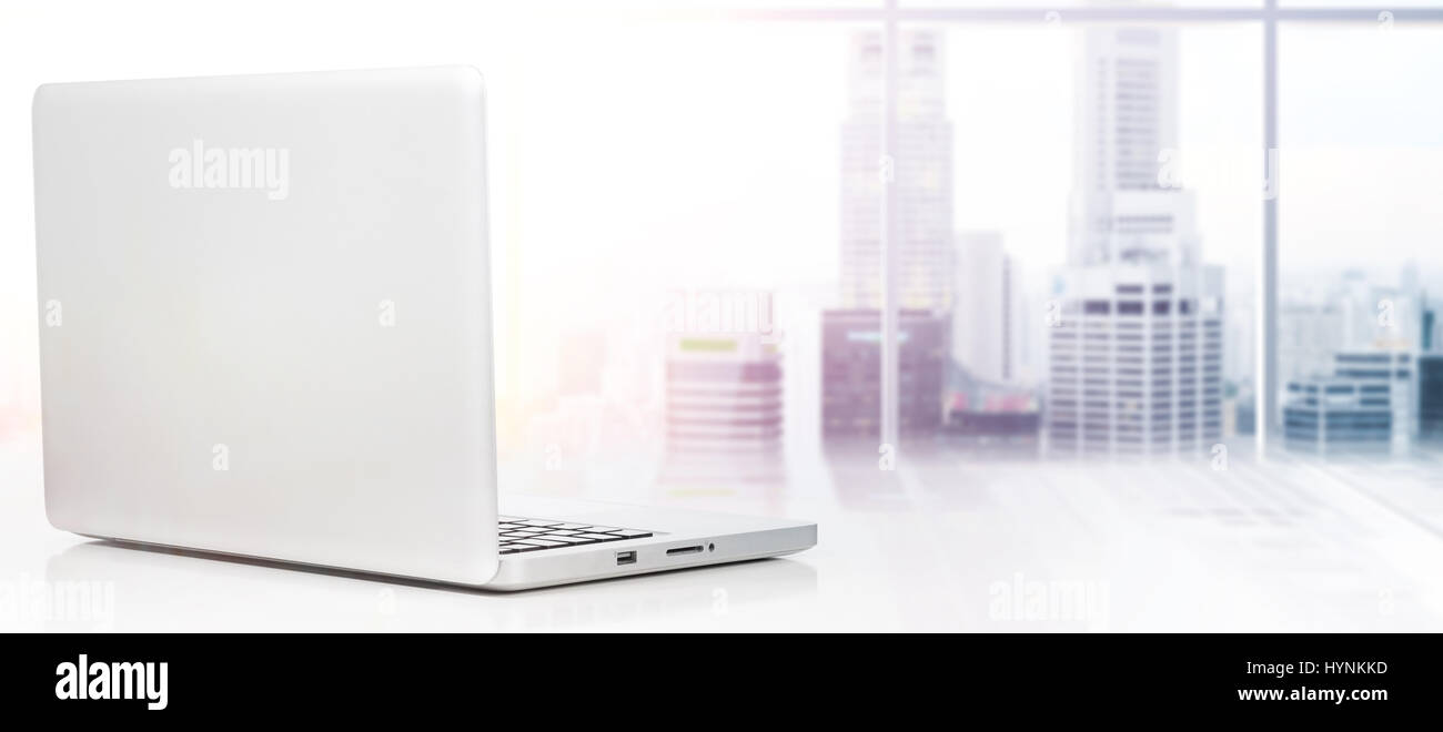 Modern laptop computer Stock Photo - Alamy