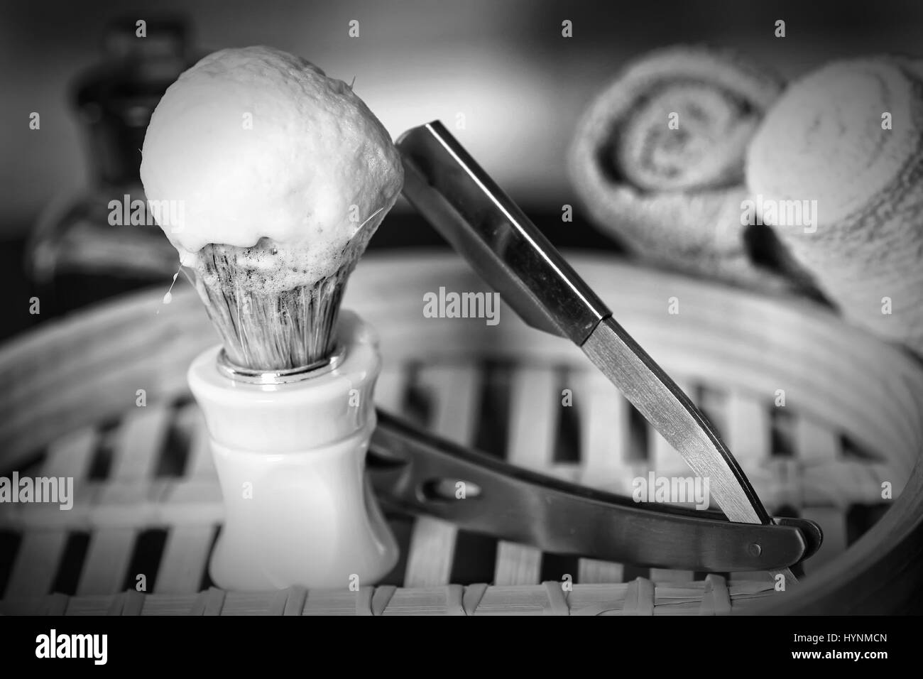 Open razor Black and White Stock Photos & Images - Alamy