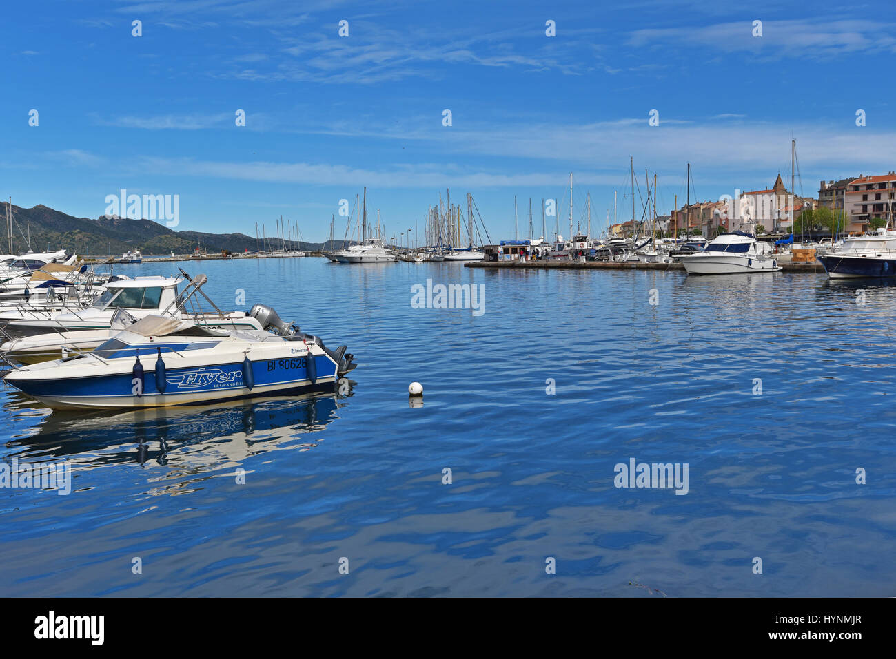 Corsican port SaintFlorent Stock Photo Alamy