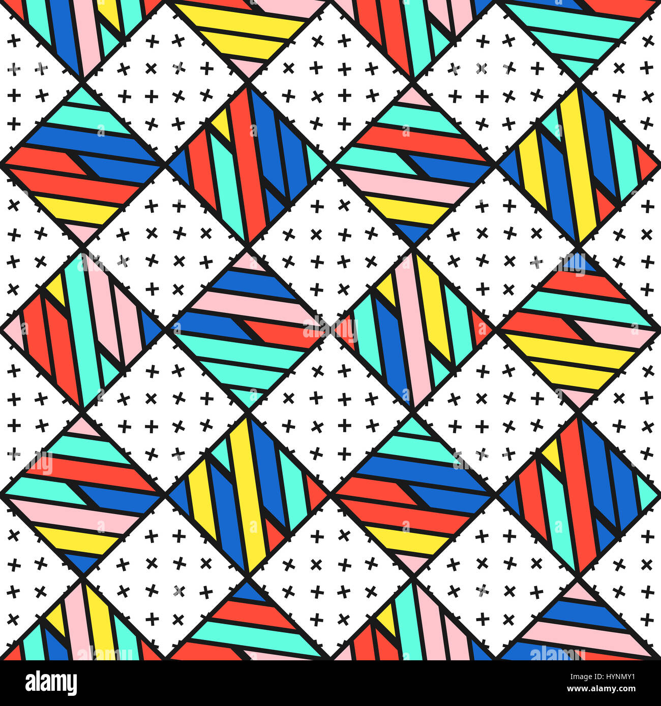 Colorful bright seamless pattern Stock Photo - Alamy