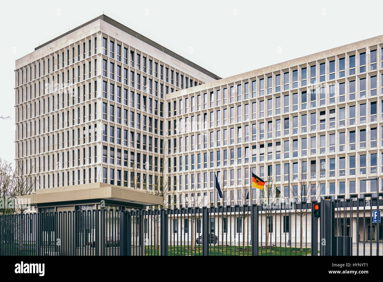 Berlin, Germany. 05th Apr, 2017. BMI Federal Ministry of the Interior in Berlin, on April 5, 2017. Photo: picture alliance/Robert Schlesinger | usage worldwide/dpa/Alamy Live News Stock Photo