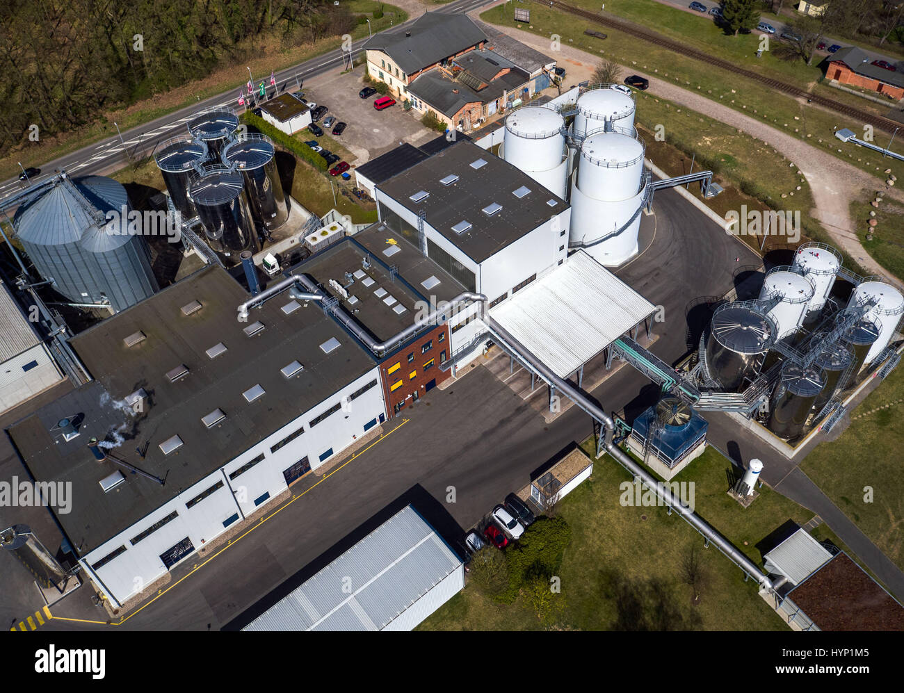 An aerial view of the German biodiesel producer plant in
