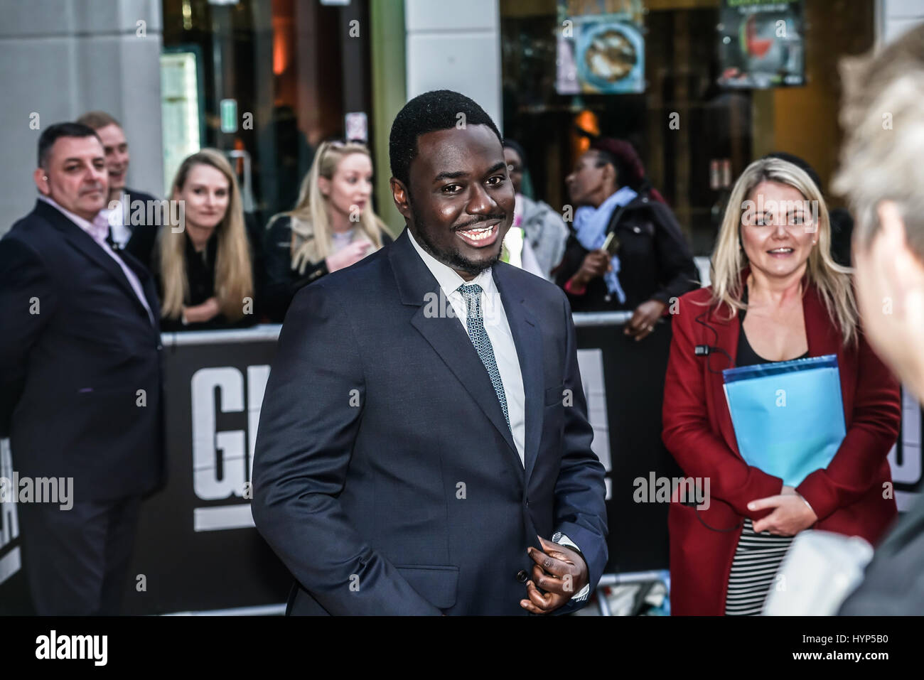 London, England, UK. 6th Apr, 2017. Babou Ceesay Attends The UK ...