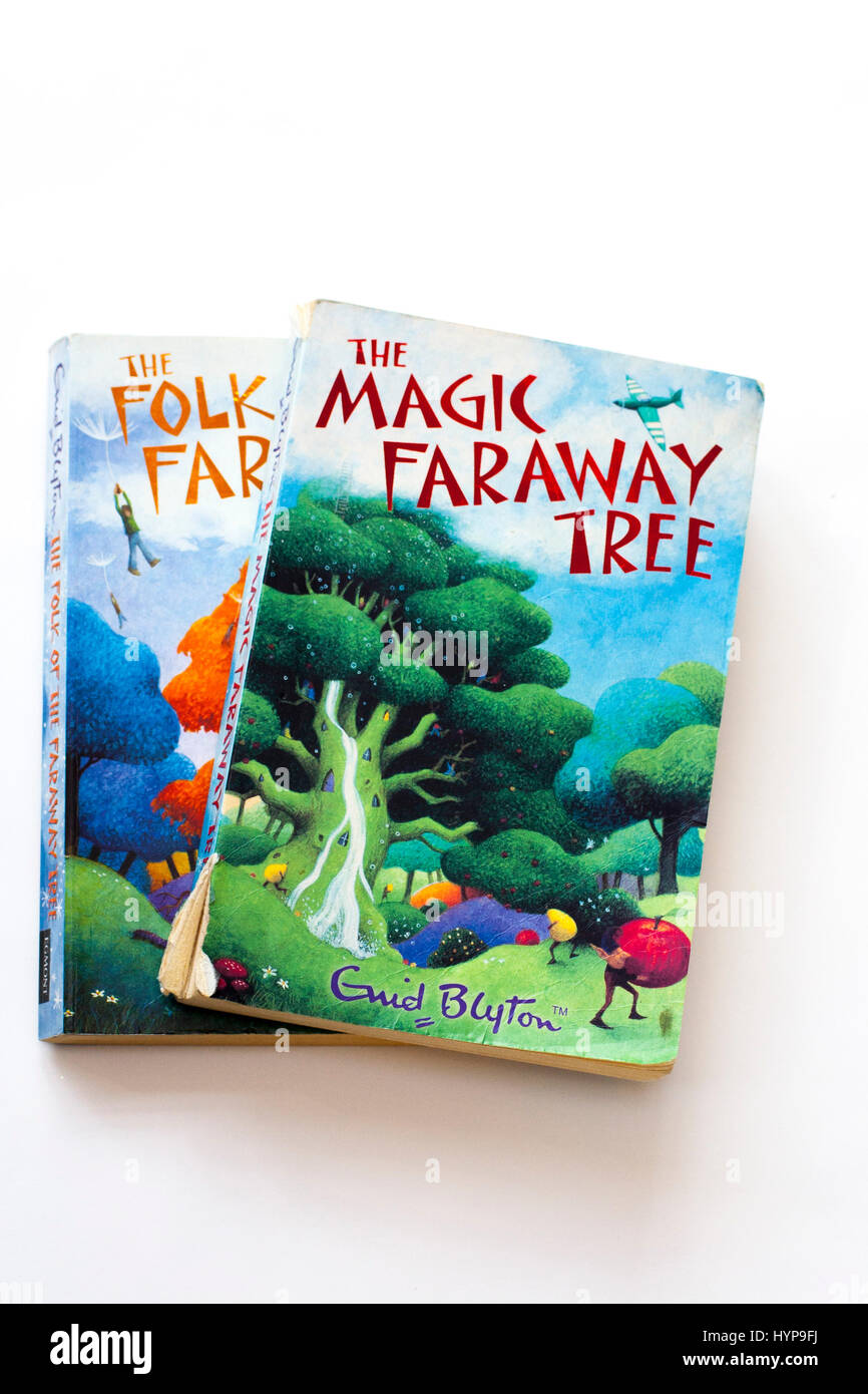 Enid Blyton - Magic Faraway Tree Book childrens book, kids books, reading concept, childhood Stock Photo