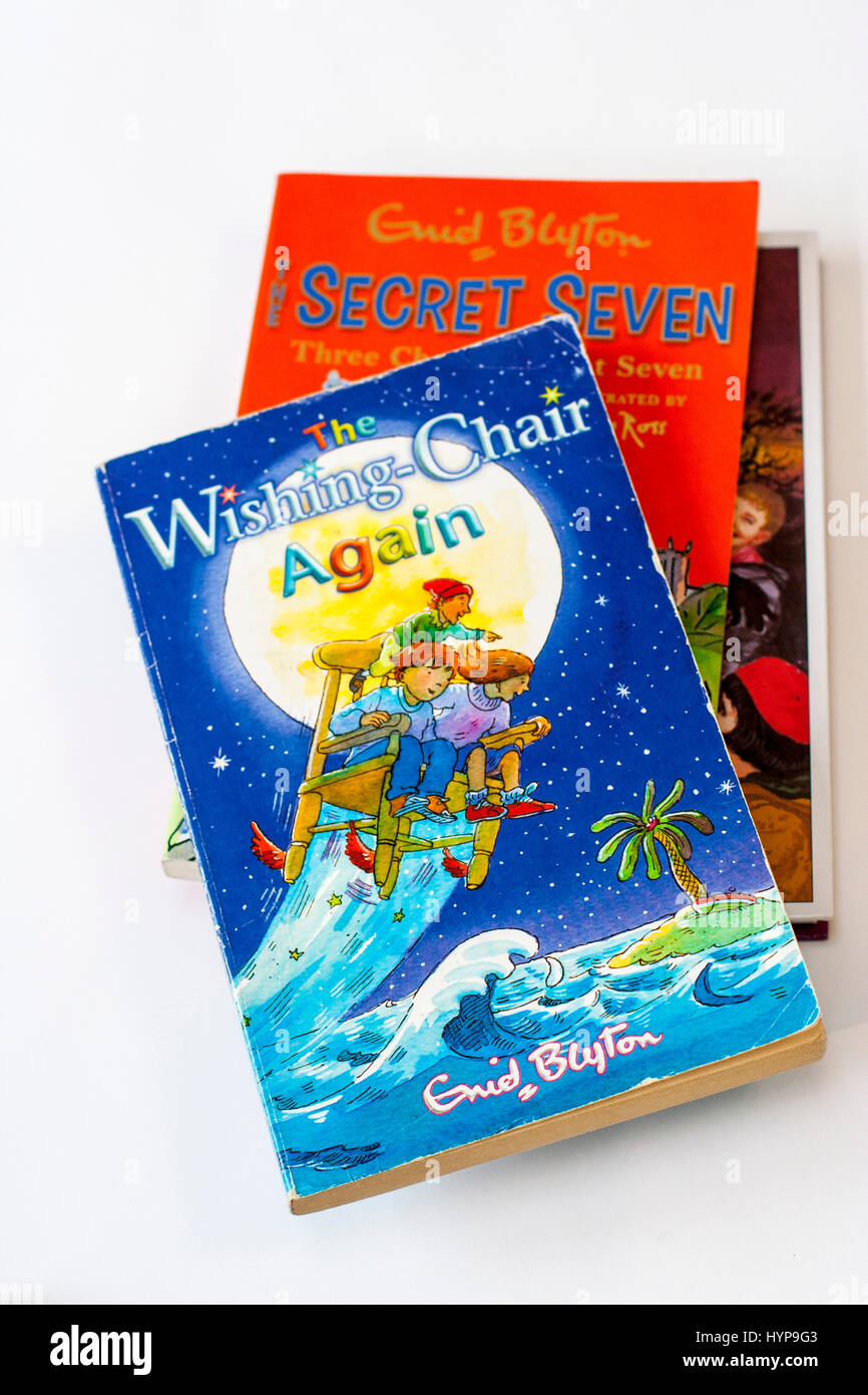 Enid Blyton Book - The Wishing Chair Again, childrens book, kids books, reading concept, childhood, classics, favourites Stock Photo