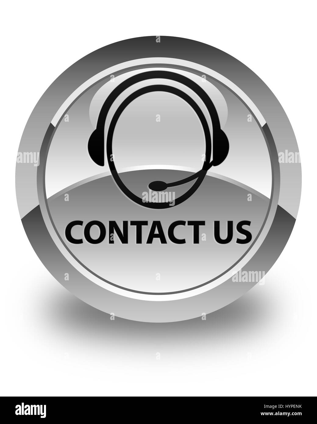 Contact us customer care icon Black and White Stock Photos & Images - Alamy