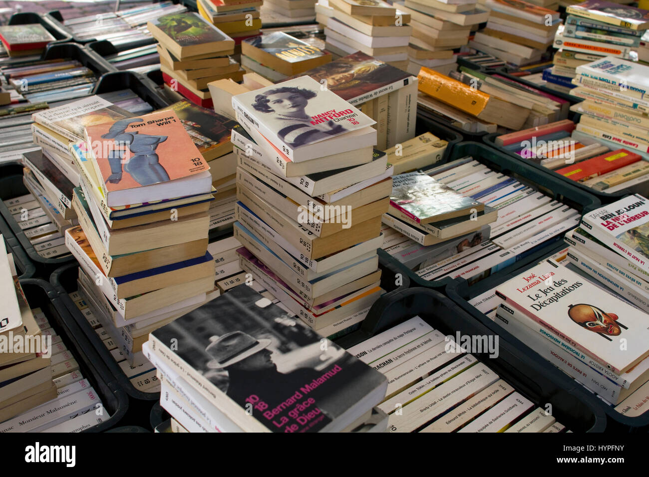 Display Of Second Hand Pocket Books Display Of Second Hand Pocket Books